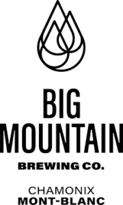 big mountain logo chamonix mont blanc black